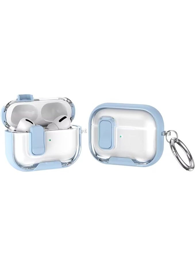 فكرة Fekra لحافظة Airpods Pro 3، حافظات بأقفال أمان لـ Apple Airpod Pro 3 (2025) مع حامل هاتف وحماية من السقوط غطاء حافظة Air pods Pro3 للرجال والنساء مع سلسلة مفاتيح - Image 1